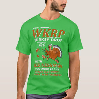 T-shirt First Annual Turkey Drop 22nd November Thanksgivin