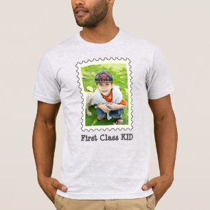 T-shirt FIRST CLAST KID Best Kid Ever photo personnalisée