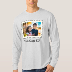 T-shirt FIRST CLAST KID Best Kid photo horizontale personn