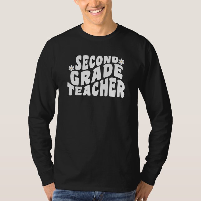 T-shirt First Day Of Back To School Retro Second Grade Tea (Devant)
