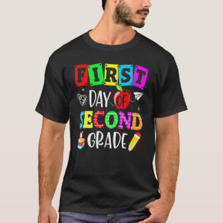 T-shirt First Day Of School Second Grade Teacher