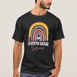 T-shirt First Day Of School Seventh Grade Squad Team Teach