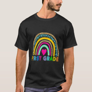T-shirt First Grade Rainbow Girls Boys Teacher Team 1st Gr