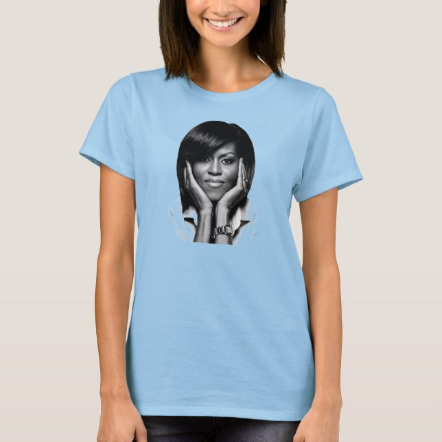 T-SHIRT FIRST LADY MICHELLE OBAMA (Devant)