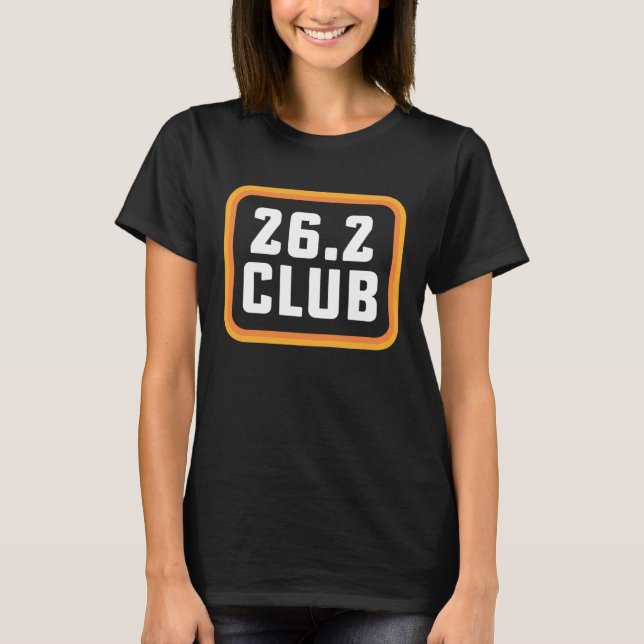 T-shirt First Marathon Runner Running 26 2 Club Marathoner (Devant)