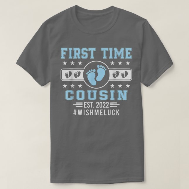 T-shirt First Time Cousin Est  (Design devant)