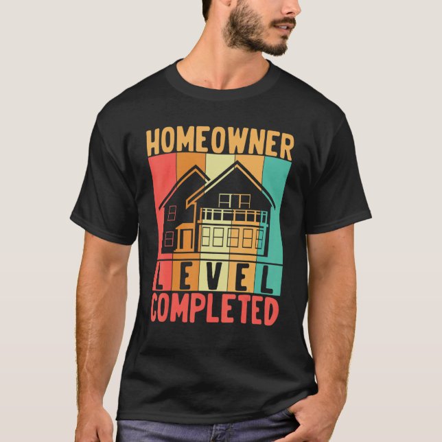 T-shirt First Time Homeowner Gamer For Moving Announcement (Devant)