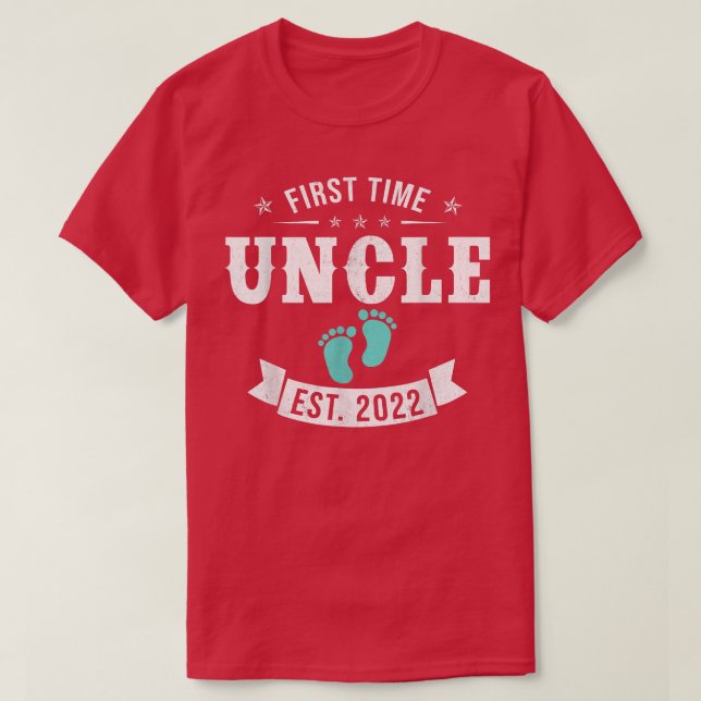 T-shirt First Time Uncle Est  (Design devant)