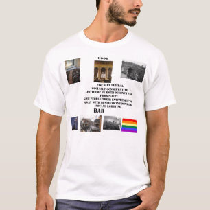 T-shirt Fiscal libéral, socialement conservateur