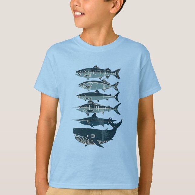 T-SHIRT FISH  (Devant)
