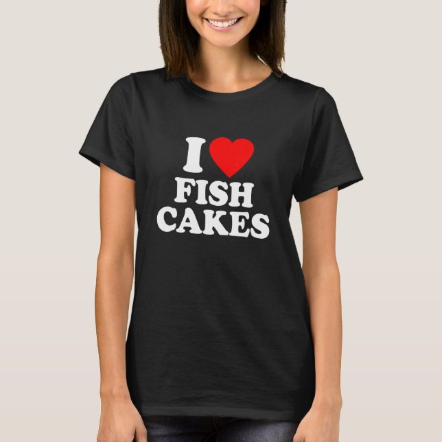 T-shirt Fish Cakes Love Heart (Devant)