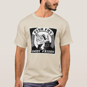 T-shirt "Fish Fry Chaque Vendredi" Customisé