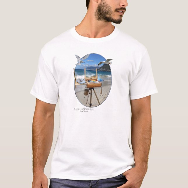 T-shirt Fish Hoek Beach - Le Cap (Devant)