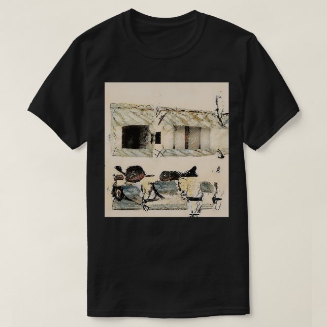 T-shirt FIsh House (Design devant)