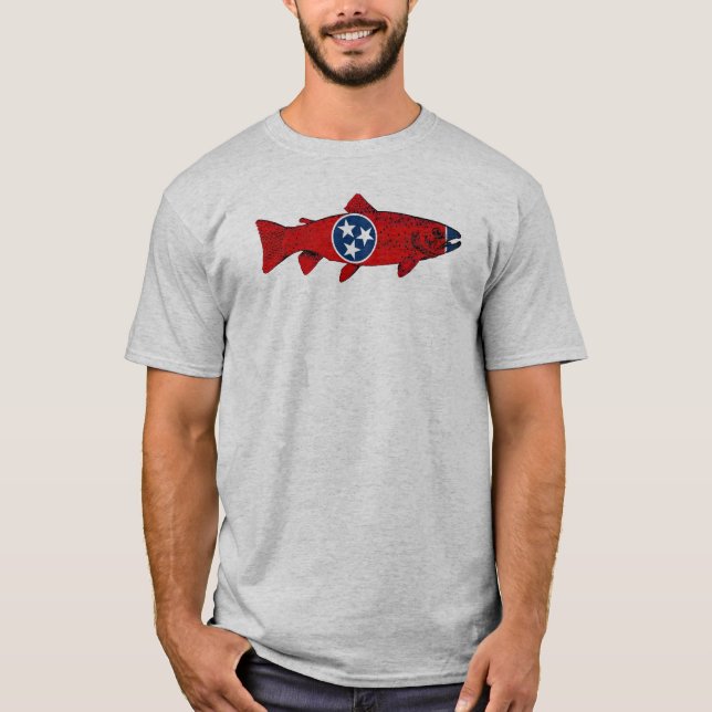 T-shirt Fish Tennessee Trout (Devant)
