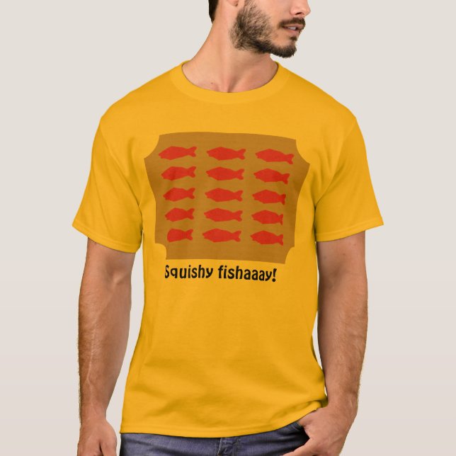 T-shirt Fishaaay visqueux sur la chemise de plaque (Devant)