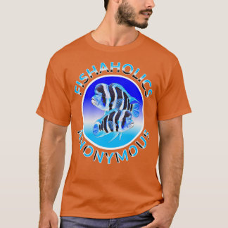 T-shirt Fishaholics Anonymous Aquarium Fish Frontosa Cichl