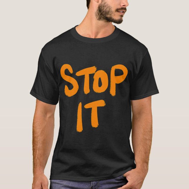 T-shirt FISHER Fanatique : Arrêtez (Devant)