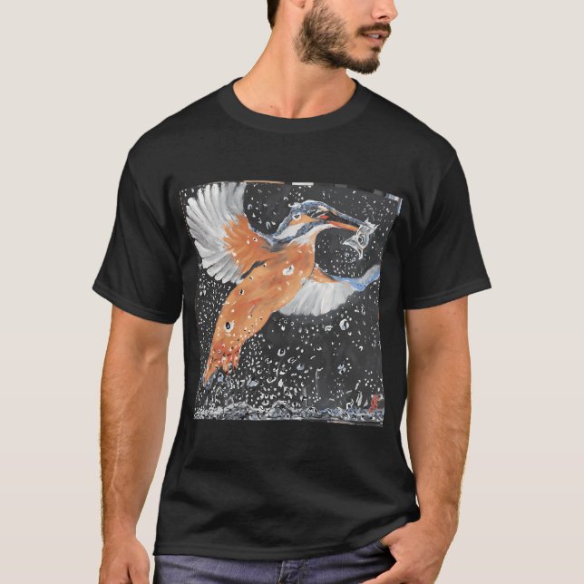 T-SHIRT FISHER, LE MARTIN-PÊCHEUR (Devant)