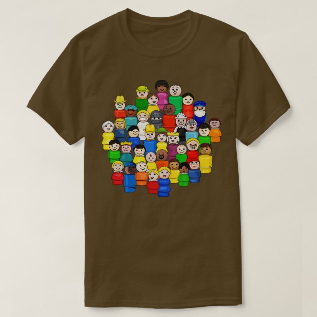 T-shirt Fisher Price Little People Unite (Design devant)