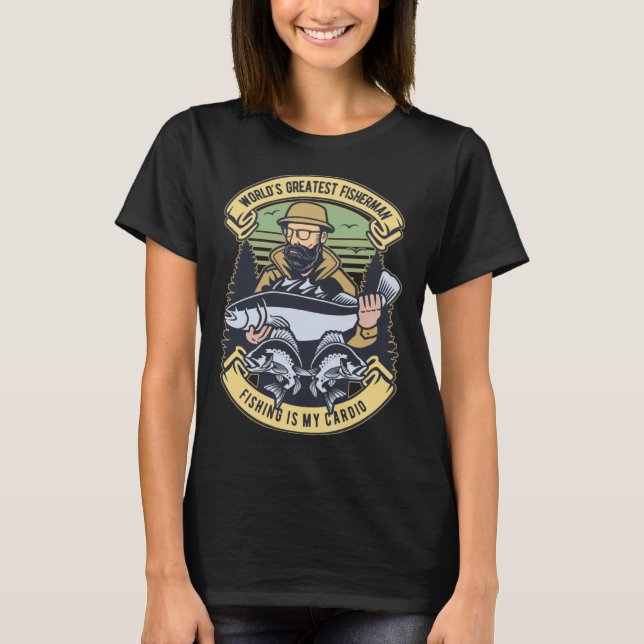 T-shirt Fishermen Fishing Angler Sport  4 (Devant)