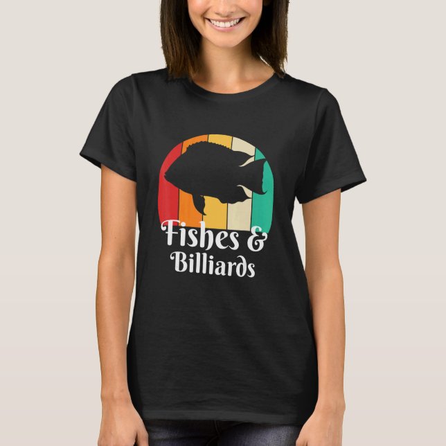 T-shirt Fishes And Billards (Devant)
