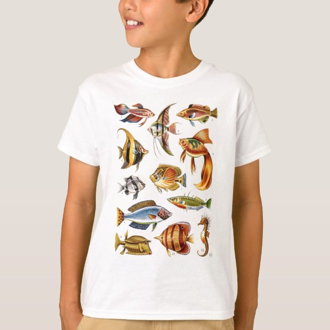 T-shirt Fishes tropical (Devant)