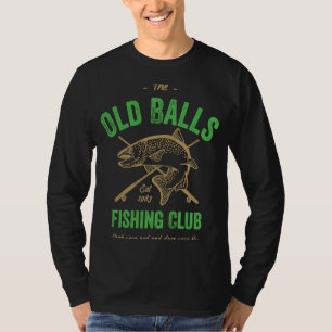 T-shirt Fishing Anniversday Old Balls Club 1983 40e homme