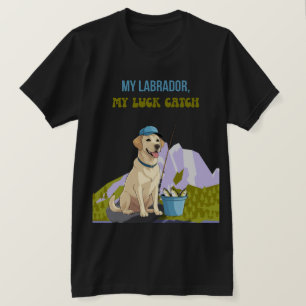 T-shirt Fishing Buddy – Édition Labrador Retriever
