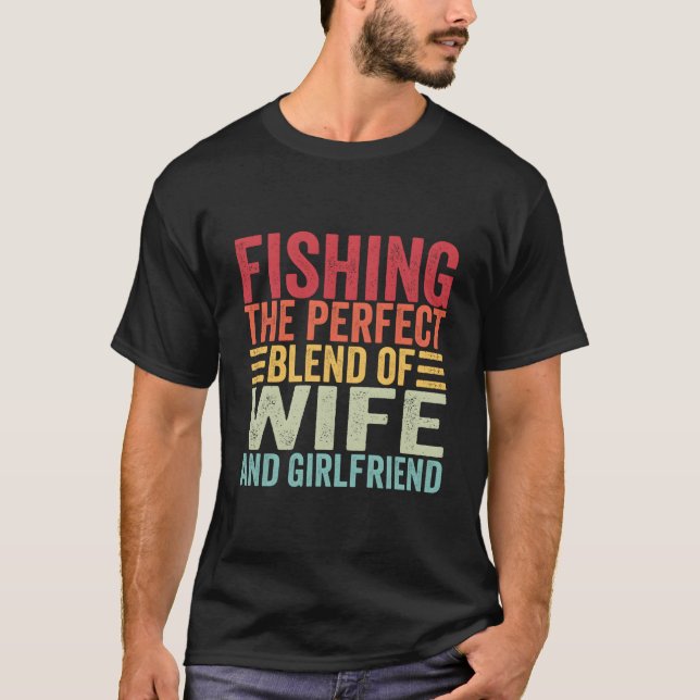 T-shirt Fishing Humors Motivating Fishing (Devant)