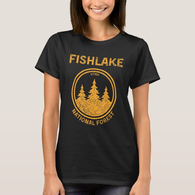 T-shirt Fishlake Utah National Forest (Devant)
