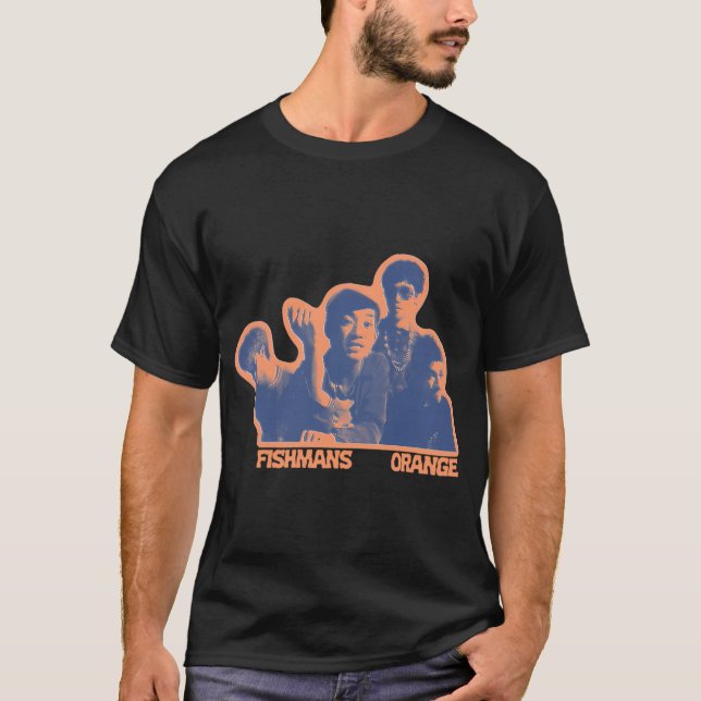 T-shirt Fishmans - Orange Album (Devant)