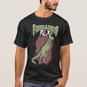 T-shirt Fishsaurus rex u2013 Pêche à la truite Rex