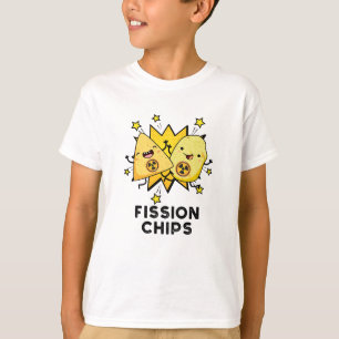 T-shirt Fission Chips drôle Physique jeu alimentaire