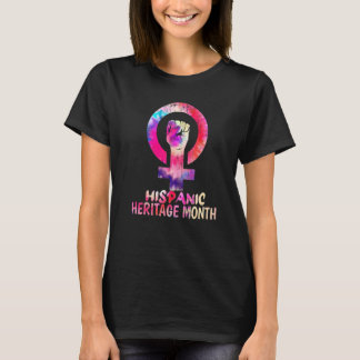 T-shirt Fist Fist Hispanique Mois du patrimoine latin Femm