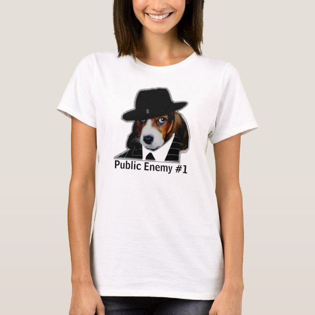 T-shirt Fiston [1], ennemi public #1 (Devant)