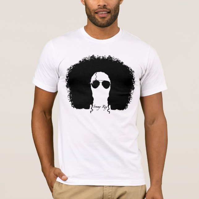 T-shirt Fiston pièce en t blanche/noire de Rey de (Devant)