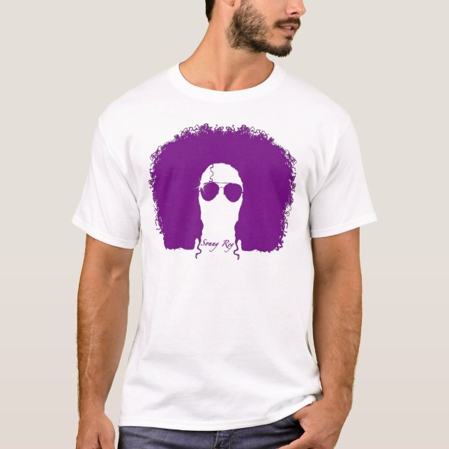 T-shirt Fiston pièce en t blanche/pourpre de Rey de (Devant)