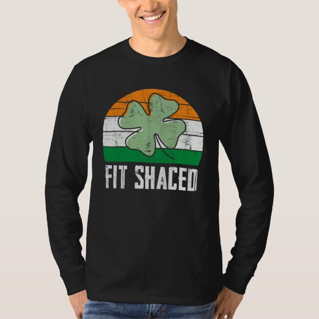 T-shirt Fit Shaced Irish Drinking  Drunk St Patrick s Day  (Devant)