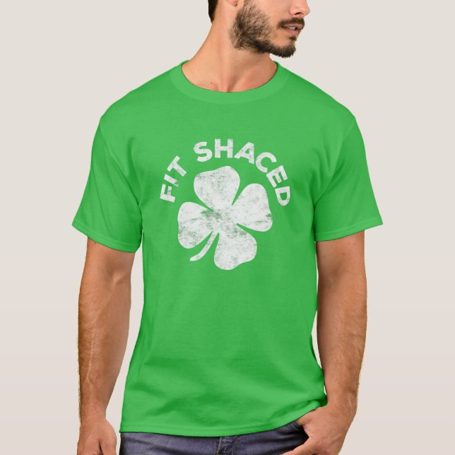 T-shirt Fit Shaced Saint Patrick Day (Devant)