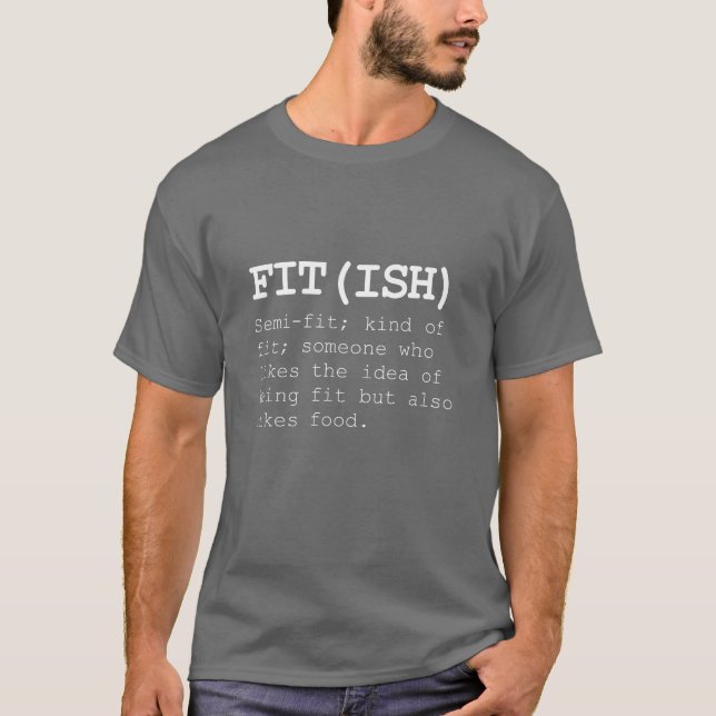 T-shirt Fitish Also Like Food Whi vintage (Devant)
