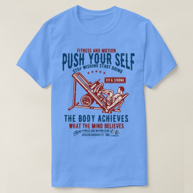 T-shirt Fitness 10 (Design devant)