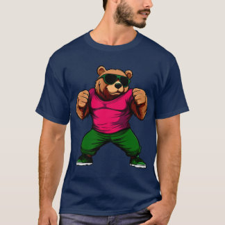 T-shirt fitness aux ours