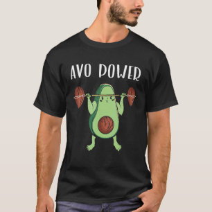 T-shirt Fitness Avocado Gym Workout Vegan Food Cinco De Ma