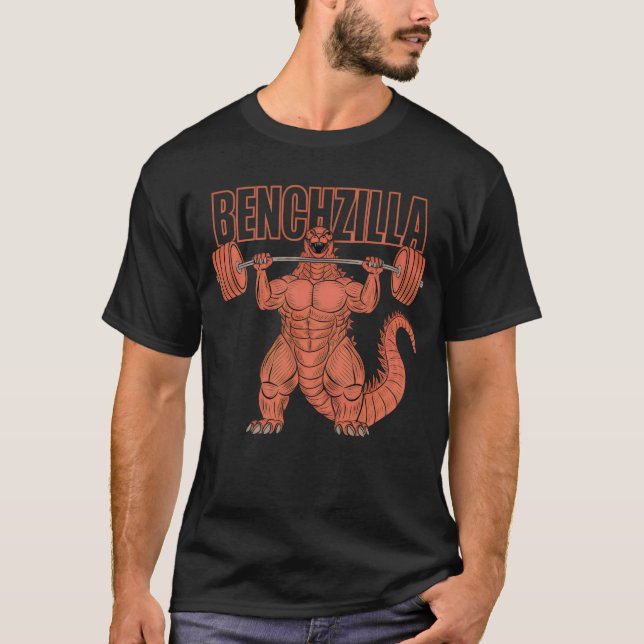 T-shirt Fitness Benchzilla (Devant)