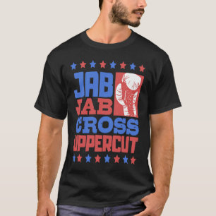 T-shirt Fitness Boxing Ring Jab Cross Uppercut I Love Ki