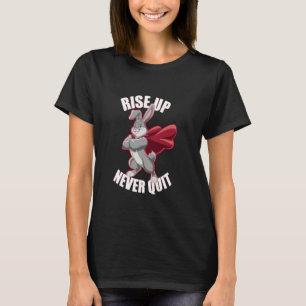 T-shirt Fitness Bunny Motivé Gym Goers SE LEVER Ra Drôle