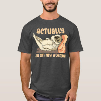 T-shirt Fitness Chien Funny Lazy Puppy Entraînement