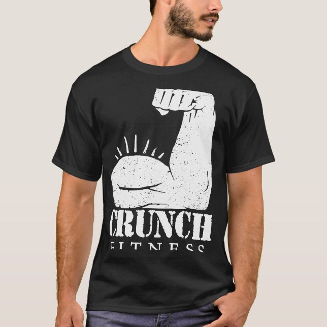 T-shirt Fitness Crunch Fitness (Devant)
