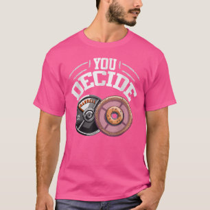 T-shirt Fitness Et Tentation Barbell Vs Donut Healthy Li